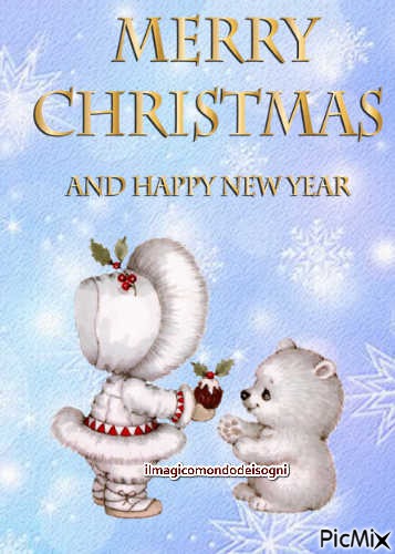 merry christmas happy new year - PNG gratuit