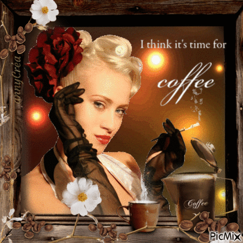 Un p'tit café avec moi ? - Free animated GIF