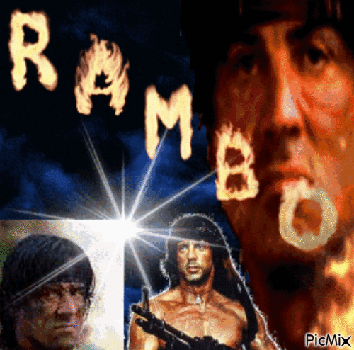 Rambo - GIF animé gratuit