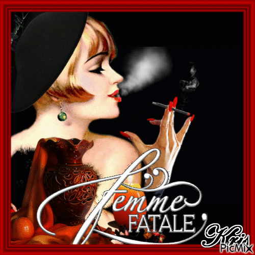 femme fatale  🌹🌼 - Ücretsiz animasyonlu GIF