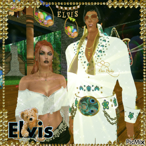 Celia & Elvis - Gratis geanimeerde GIF
