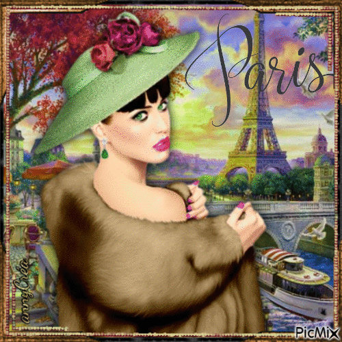 Paris vintage - Безплатен анимиран GIF