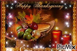 Happy Thanksgiving !! - Zdarma animovaný GIF
