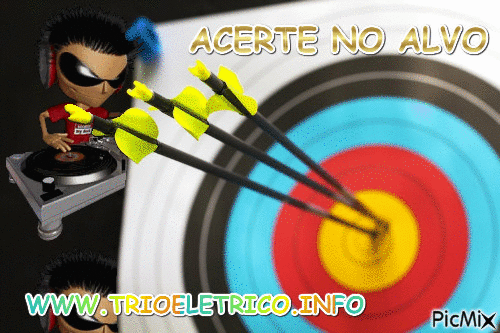 ACERTE O ALVO - GIF animé gratuit