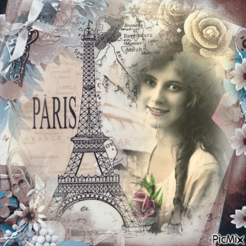 From Paris, With Love(vintage) - ücretsiz png