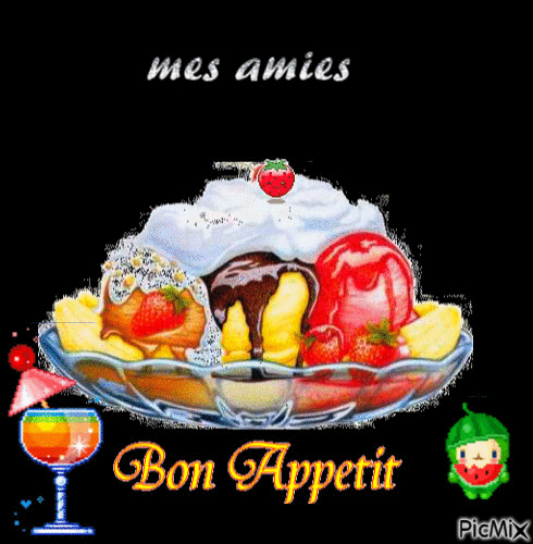 bon appetit - Darmowy animowany GIF