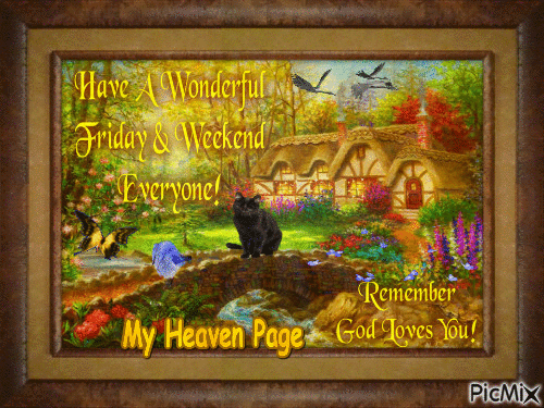 Have a Wonderful Friday & Weekend Everyone! - GIF animé gratuit