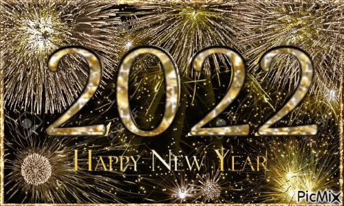 Happy New Year 2022 - GIF animado gratis