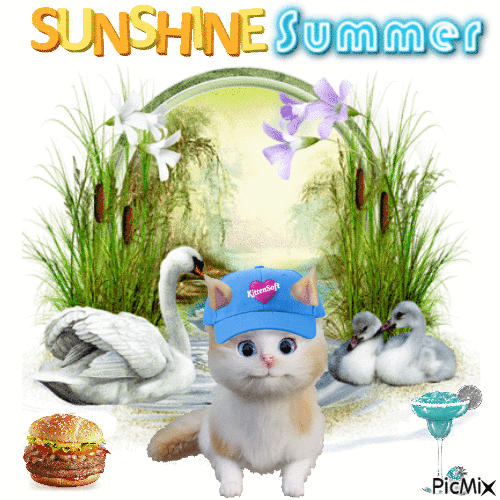 Sunshine Summer - GIF animé gratuit
