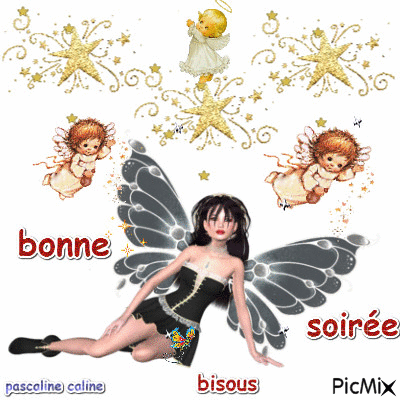 fée et les anges - Free animated GIF