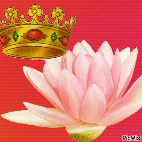 La reine des fleurs - Gratis animeret GIF
