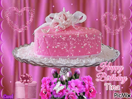Happy Birthday Cake - Ingyenes animált GIF