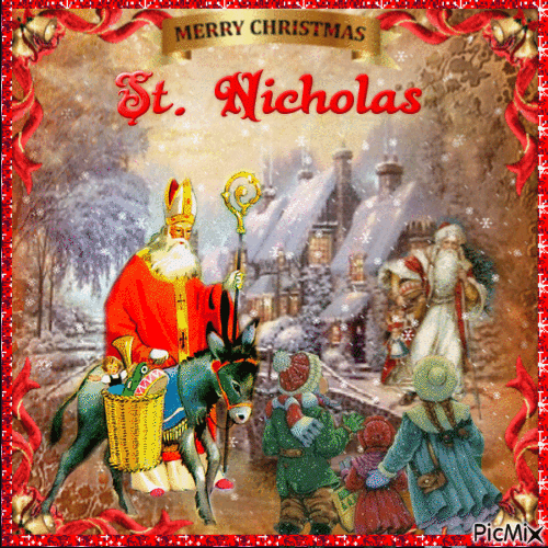 Saint Nicholas - Zdarma animovaný GIF