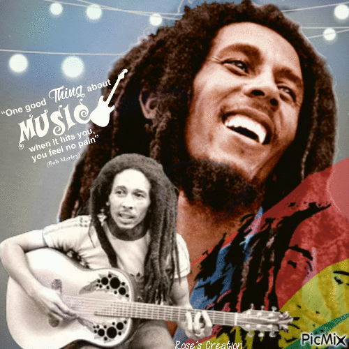 Concours : Bob Marley - GIF เคลื่อนไหวฟรี