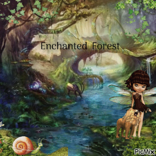 ENCHANTED FOREST - Free animated GIF