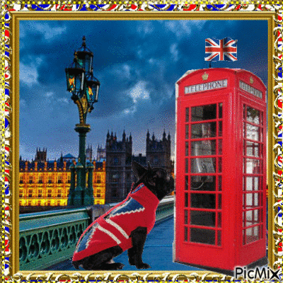 pug à Londres!!! - Безплатен анимиран GIF