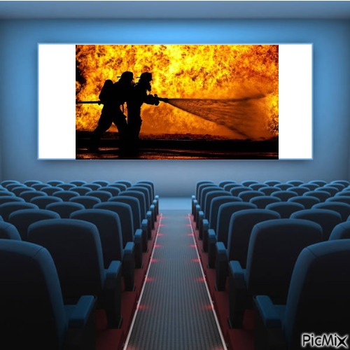 Theatrical firefighter film - бесплатно png