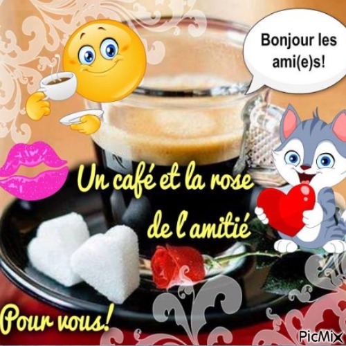 Bonjour mes amis - 無料png