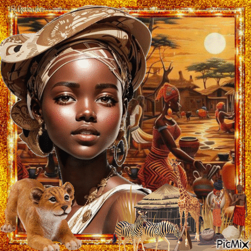 The beauty of Africa-contest - Gratis animerad GIF