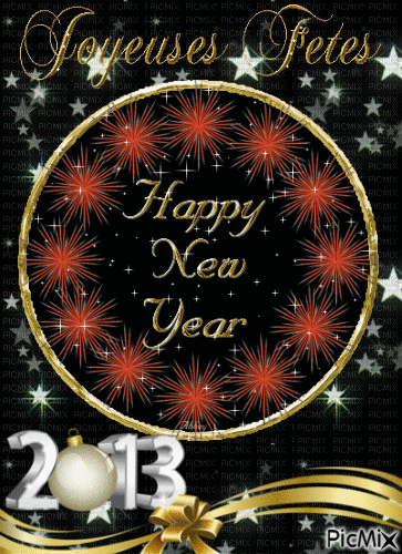 Bonne année 2013 - 無料のアニメーション GIF