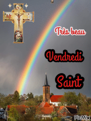 Très beau vendredi saint - GIF animado gratis
