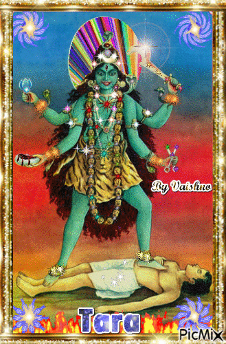 Tara Devi (Dasa Mahavidya Series) - Ilmainen animoitu GIF