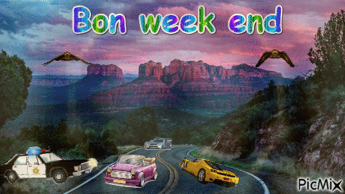 Bon week end 30 2018 - Zdarma animovaný GIF