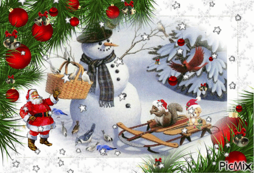 Joyeux Noel - Besplatni animirani GIF