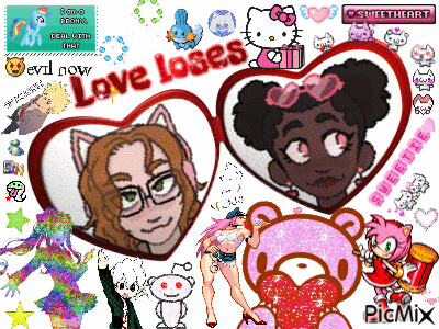 Amber x Millie Love Loses - Free animated GIF