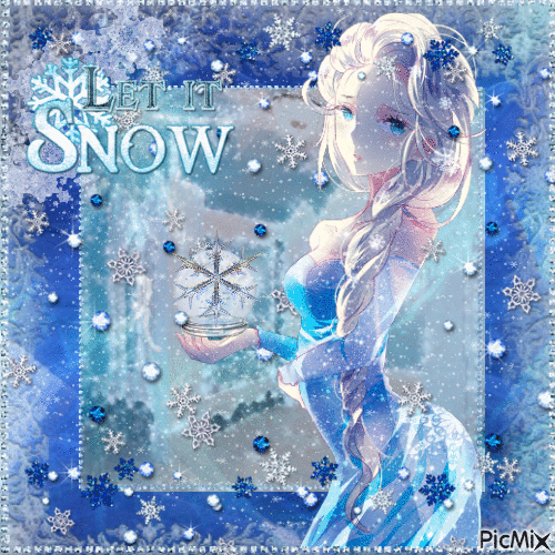 Princess Elsa ❤️ elizamio - Zdarma animovaný GIF