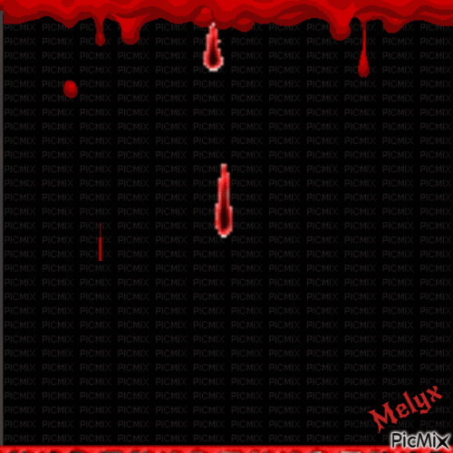 horror blood - GIF animé gratuit
