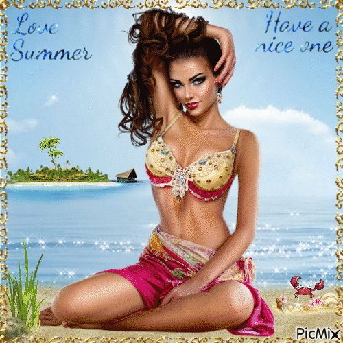 Love Summer. Have a nice one - GIF animé gratuit