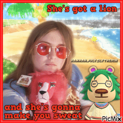 {She's got a Lion} - Gratis animeret GIF