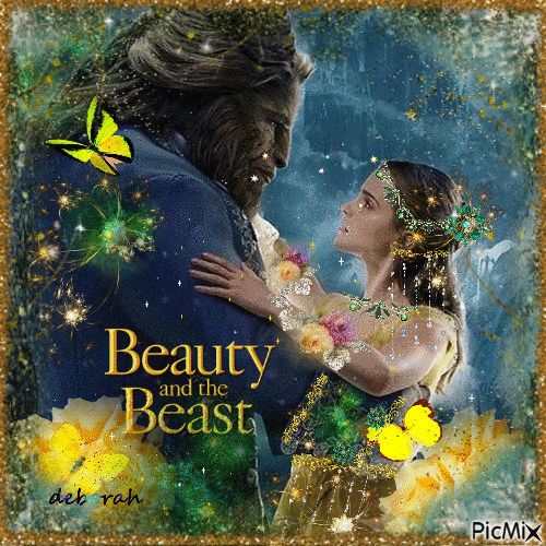 Tale as old as Time..Beauty and the Beast. - Gratis geanimeerde GIF