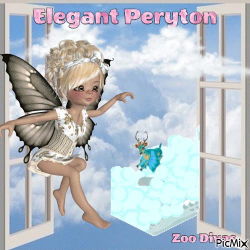 Elegant Peryton - Darmowy animowany GIF