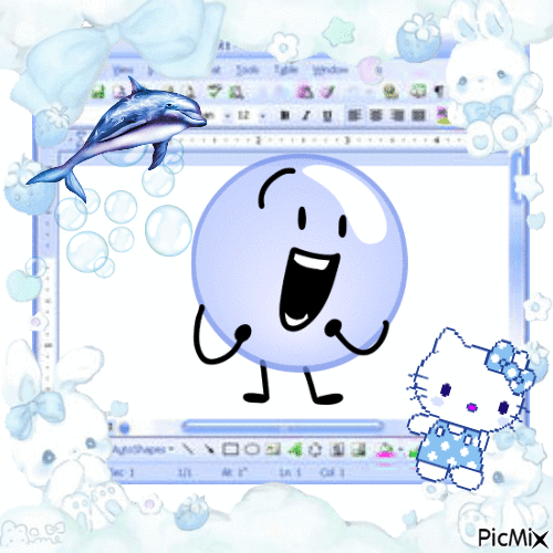 BFDI Bubble cute !1 - Free animated GIF