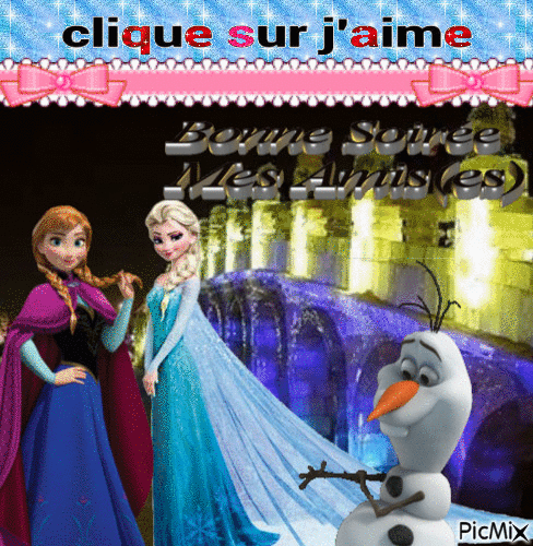 reine des neige - Бесплатный анимированный гифка