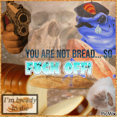 Bread Only Forever thank you - Ingyenes animált GIF