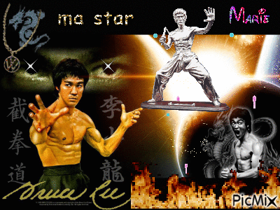 Bruce Lee - Free animated GIF