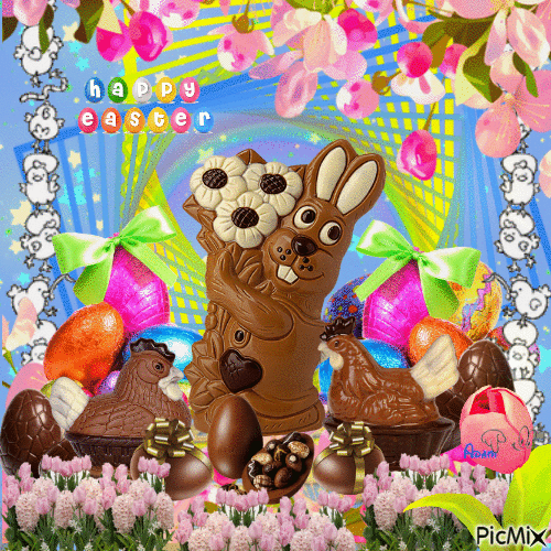 Easter Chocolate - GIF animé gratuit