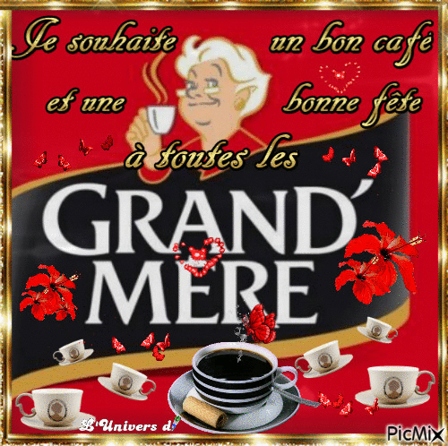 café grand mère - Безплатен анимиран GIF