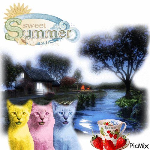 Sweet Summer Bliss - Zdarma animovaný GIF