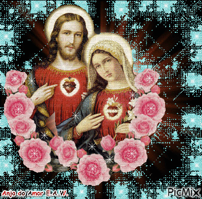 Jesus e Maria - GIF animate gratis