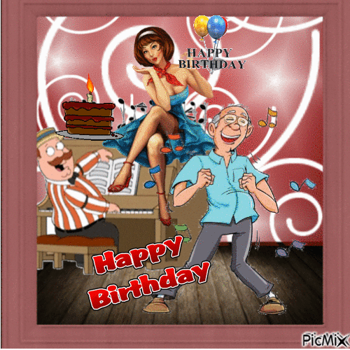 HAPPY BIRTHDAY BRO - Бесплатный анимированный гифка