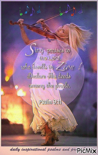 Psalm 9:11 - Бесплатни анимирани ГИФ