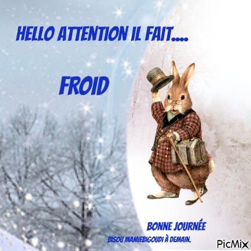 attention il fait froid - 無料png