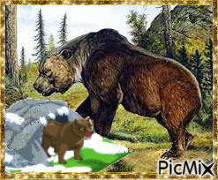 Elusive Cave Bear - GIF animate gratis
