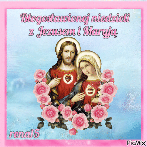 JEZUS I MARYJA - Darmowy animowany GIF
