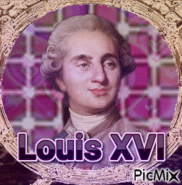 Louis XVI - GIF animado grátis