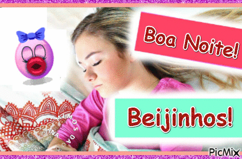 boa noite, beijinhos - Бесплатный анимированный гифка
